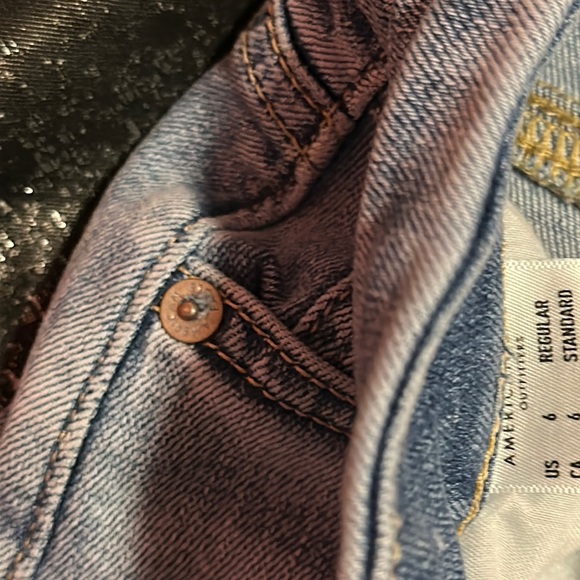 AMERICAN EAGLE CURVY DENIM MINI SKIRT - Picture 3 of 4